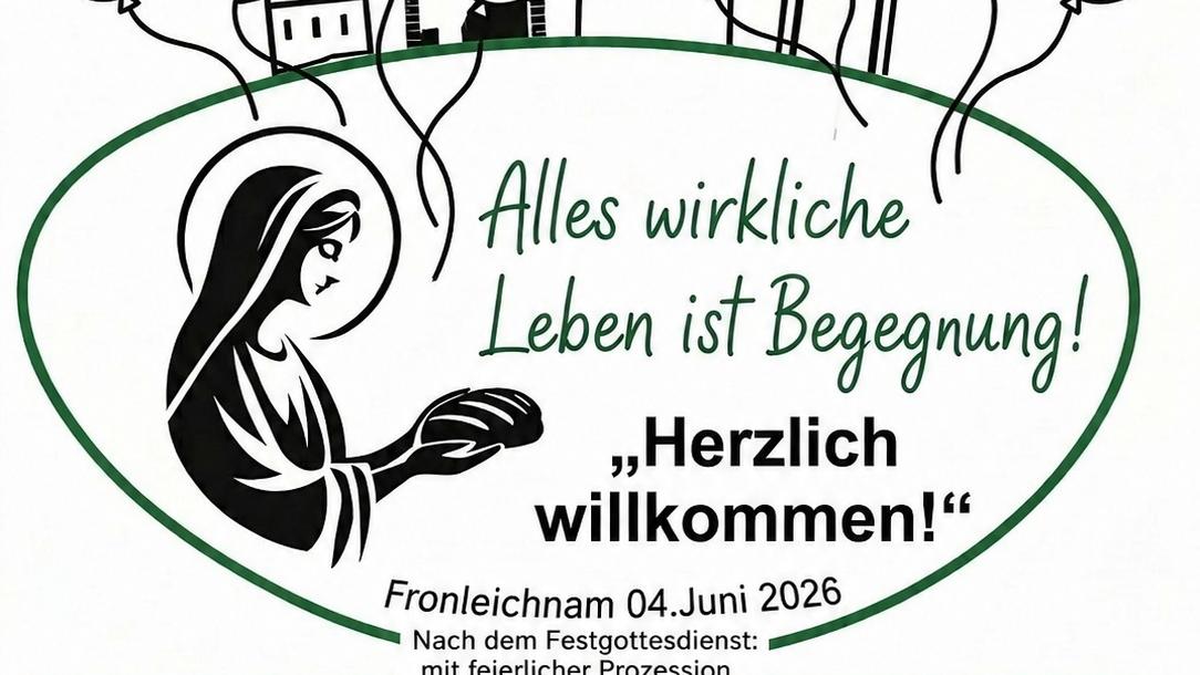 Plakat zum Pfarrfest an Fronleichnam